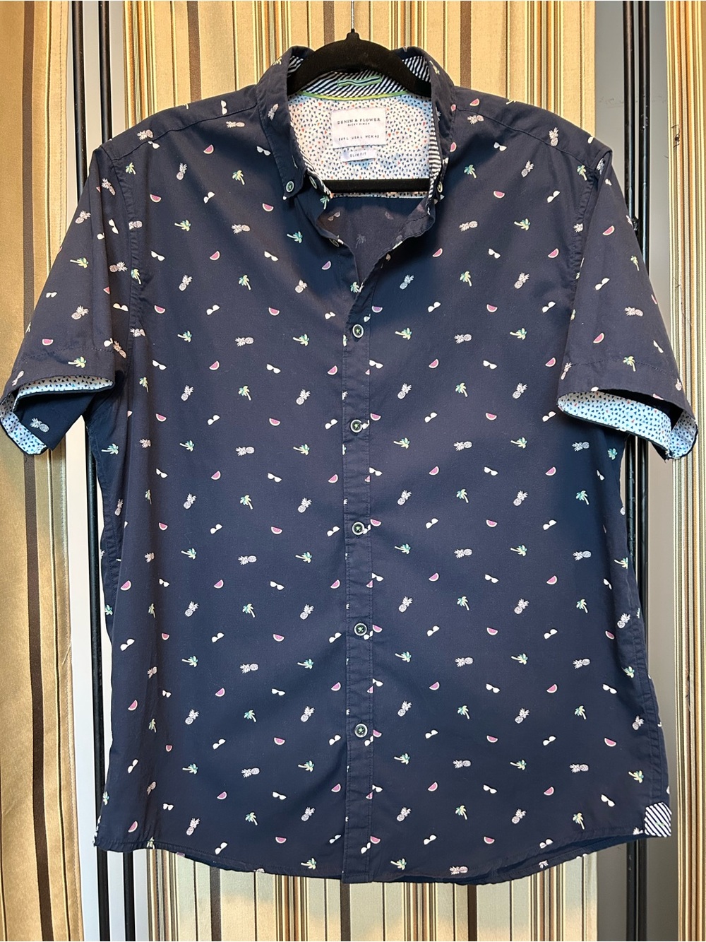 Denim & Flower cotton shirt